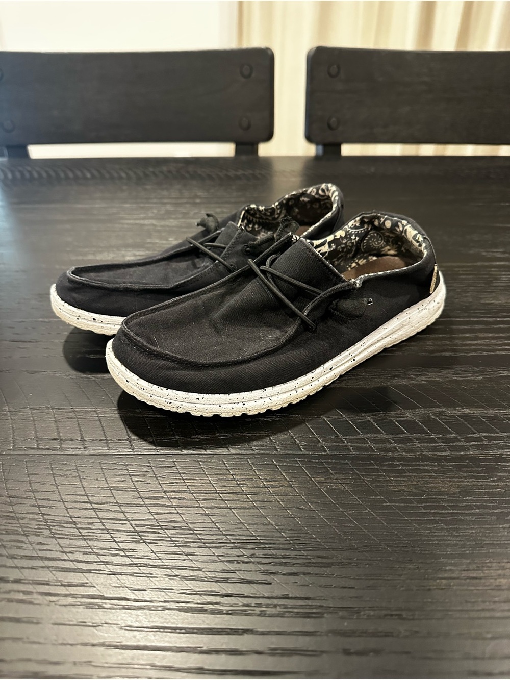 Women’s Hey Dude Slip Ons. Size 7
